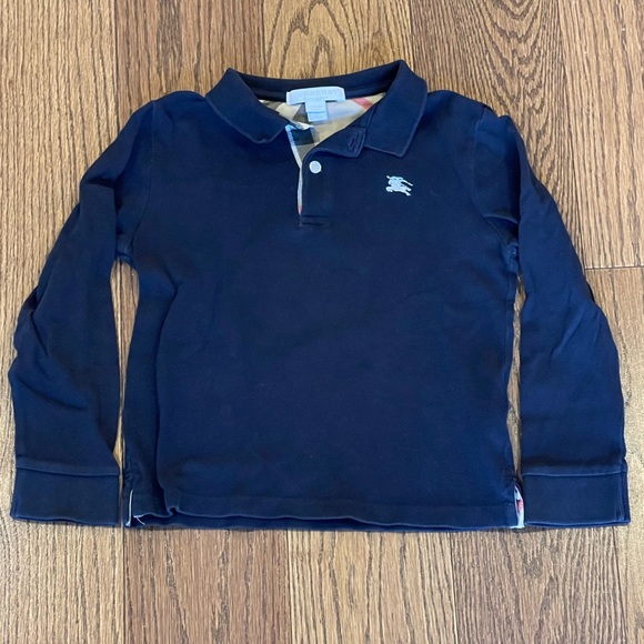 BURBERRY Pique Cotton Polo Shirt - Picture 1 of 10